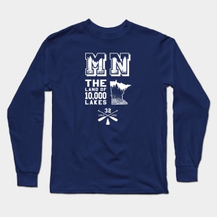 Minnesota MN Land of 10,000 Lakes Long Sleeve T-Shirt